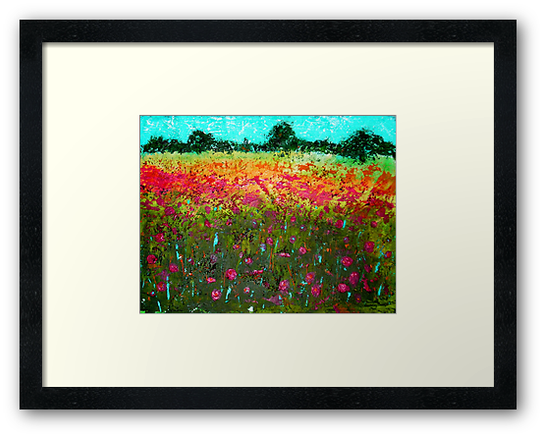 summer meadow painting